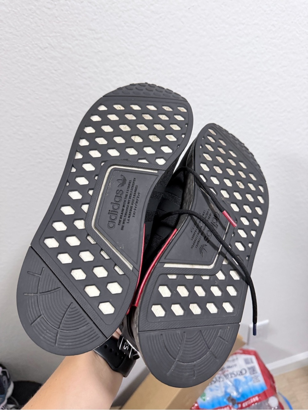 adidas Men’s NMD_R1 Black Casual Sneaker - Picture 9 of 9
